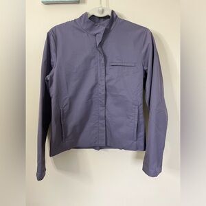 Eileen Fisher Lightweight Full Zip Jacket Purple Size XS